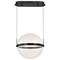 Nuvo Arvada, 16 Inch LED Pendant, Matte Black, Silk Screened Acrylic Lens 62/2033 - alternate 5